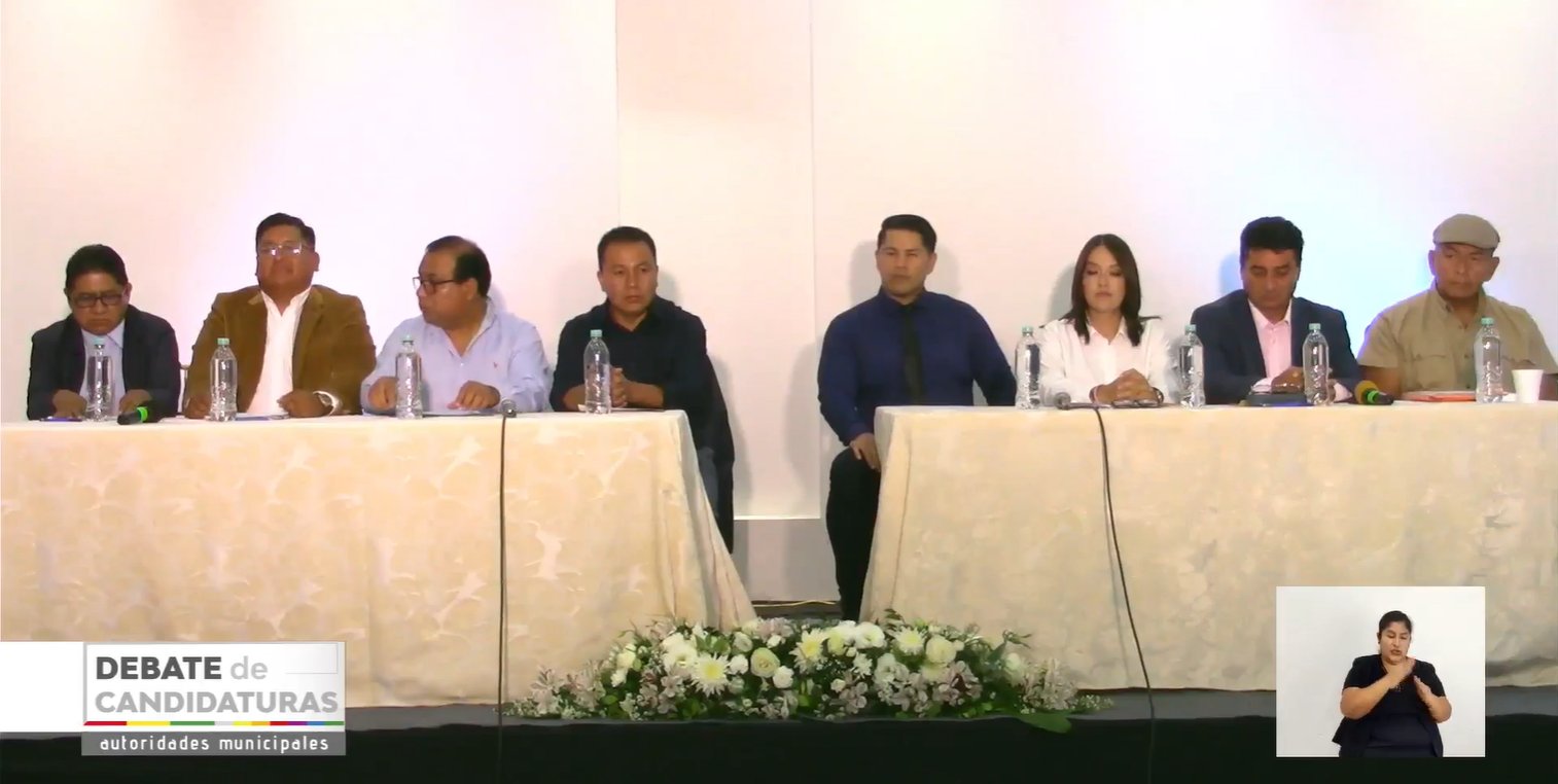 DEBATE EN VIVO A ALCALDIAS DE TARIJA