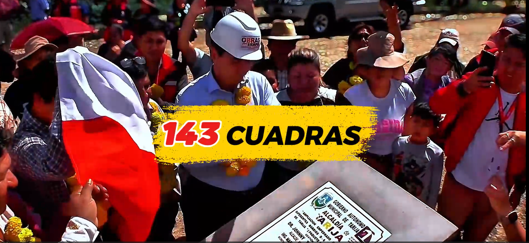 Hoy, Tarija avanza con el Plan de Empedrado: