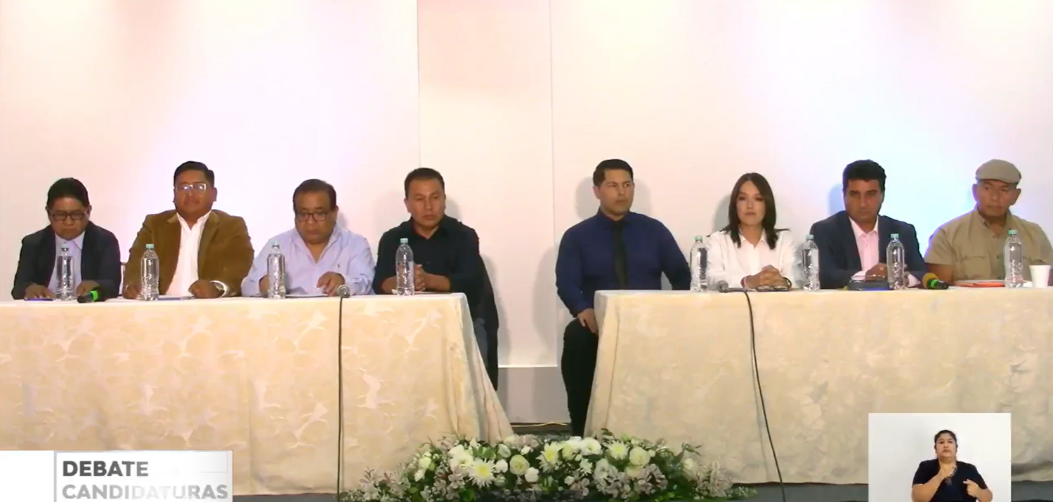 SIGUE EN VIVO DEBATE DE CANDIDATOS Y CANDIDATAS PARA LA ALCALDÍA DE TARIJA
