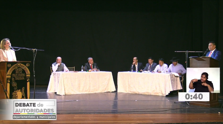 SIGUE EN VIVO EL DEBATE DE CANDIDATO A LA GOBERNACION ORGANIZO POR EL TED TARIJA