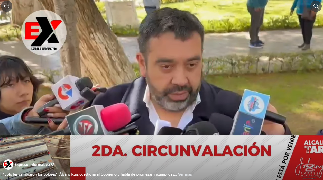 "Solo les cambiaron los colores"; Álvaro Ruiz cuestiona al Gobierno y habla de promesas incumplidas