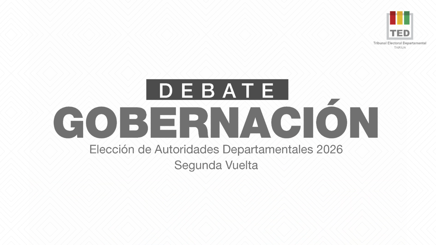 TRIBUNAL ELECTORAL DEPARTAMENTAL DE TARIJA